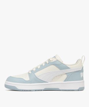 Baskets femme tricolores à lacets Rebound V6 - Puma vue3 - PUMA - GEMO