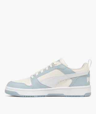 Baskets femme tricolores à lacets Rebound V6 - Puma vue3 - PUMA - GEMO