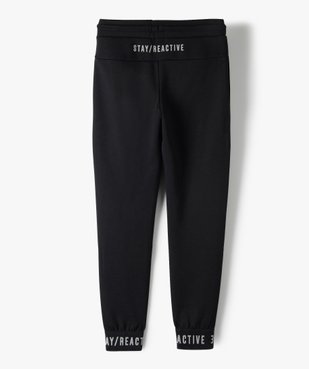 Pantalon de jogging garçon avec zips fantaisie sur l’avant vue5 - GEMO (ENFANT) - GEMO