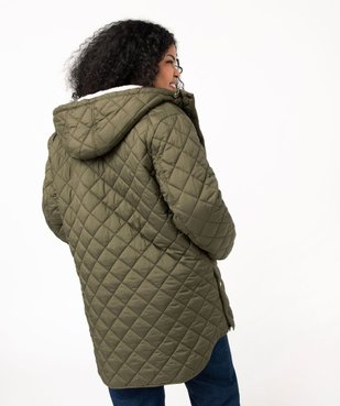 Manteau matelassé à capuche femme grande taille vue5 - GEMO 4G GT - GEMO