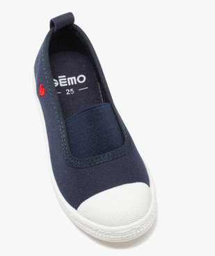 Chaussures en toile avec élastique et bout renforcé fille vue5 - GEMO (ENFANT) - GEMO