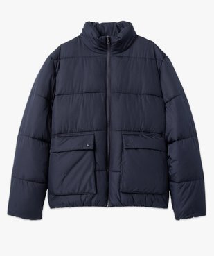 Blouson homme matelassé avec larges poches à rabat vue4 - GEMO (HOMME) - GEMO