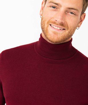 Pull à col roulé en maille fine homme vue5 - GEMO 4G HOMME - GEMO