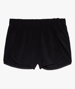 Short fille avec finitions petits pompons vue1 - GEMO (JUNIOR) - GEMO