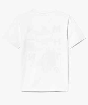 Tee-shirt blanc avec motif city vue2 - GEMO (JUNIOR) - GEMO