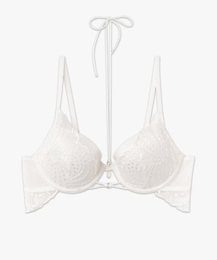 Soutien-gorge push-up à armatures en dentelle vue4 - GEMO(HOMWR FEM) - GEMO