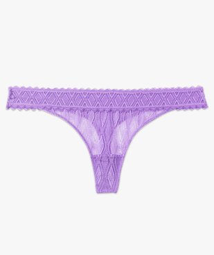 String en dentelle femme vue4 - GEMO(HOMWR FEM) - GEMO