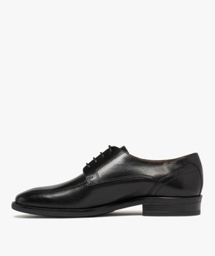 Derbies homme en cuir surpiqué - Pierre Cardin D vue4 - PIERRE CARDIN DIFFUSION - GEMO