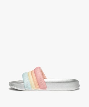 Mules de piscine fille à bandeau en mousse multicolore - Beppi vue3 - SANS MARQUE - GEMO