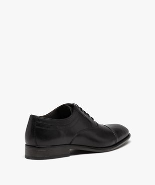 Derbies homme classiques dessus en cuir uni - Taneo vue4 - TANEO - GEMO