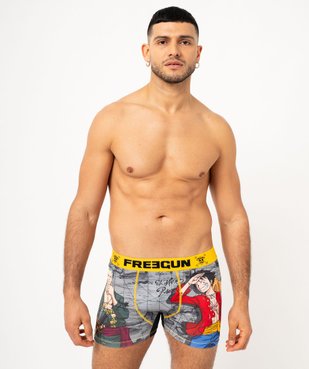 Boxer microfibre douce imprimée One Piece garçon - Freegun vue1 - FREEGUN - GEMO