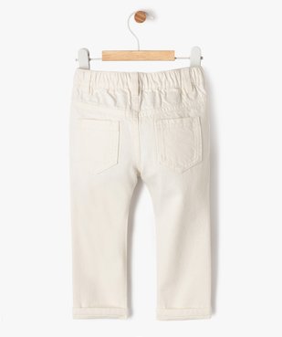 Pantalon slim en coton avec taille ajustable bébé garçon - LuluCastagnette vue4 - LULUCASTAGNETTE - GEMO