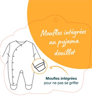 Ensemble bébé 3 pièces bavoir, body et pyjama vue8 - GEMO(BB COUCHE) - GEMO