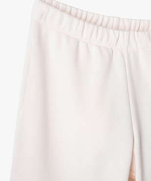 Pantalon de jogging molletonné fille vue3 - 1E PRIX BY GEMO - GEMO