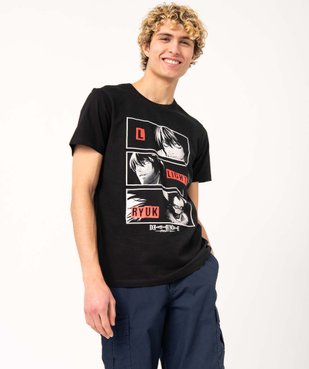 Tee-shirt homme imprimé à manches courtes - Death Note vue1 - DEATH NOTE - GEMO