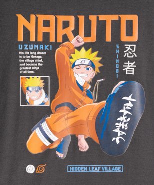 Pyjashort avec motif manga garçon - Naruto vue2 - NARUTO - GEMO