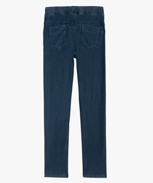 Jegging fille en stretch avec taille élastiquée vue1 - GEMO (ENFANT) - GEMO