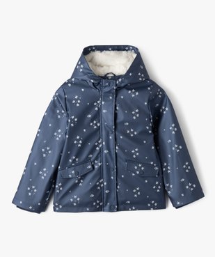 Imperméable à capuche et doublure peluche fille - LuluCastagnette vue2 - LULUCASTAGNETTE - GEMO