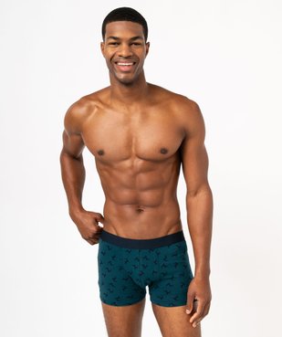 Boxer de Noël en coton stretch imprimé homme vue3 - GEMO 4G HOMME - GEMO