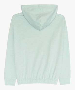 Sweat fille à taille élastiquée avec inscription brodée vue2 - GEMO (JUNIOR) - GEMO