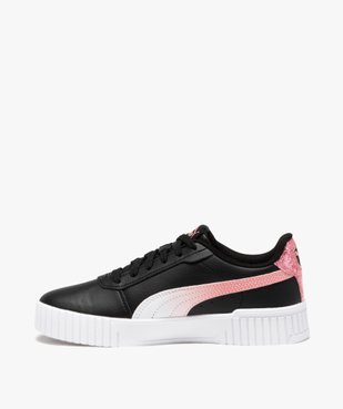 Baskets fille unies avec semelle épaisse à rainures et lacets - Puma vue3 - PUMA - GEMO