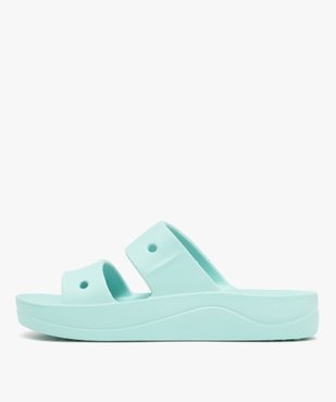 Mules de piscine femme sportswear Baya Platform - Crocs vue3 - CROCS - GEMO