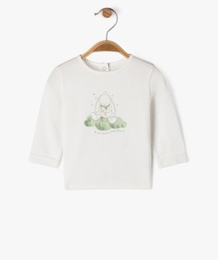 Tee-shirt manches longues avec ouverture intégrale au dos bébé vue1 - GEMO 4G BEBE - GEMO