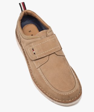 Derbies à scratch dessus cuir suédé homme - Pierre Cardin vue5 - PIERRE CARDIN CONFORT - GEMO