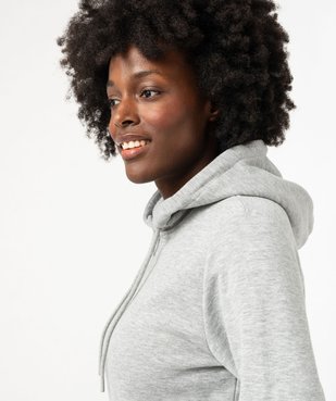 Sweat zippé à capuche femme vue2 - GEMO(FEMME PAP) - GEMO