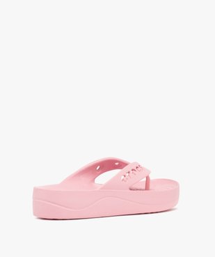 Tongs femme à semelle épaisse Baya Platform Flip - Crocs vue4 - CROCS - GEMO