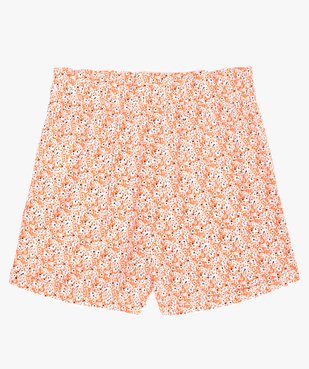 Short fille fluide à motifs fleuris vue3 - GEMO (JUNIOR) - GEMO