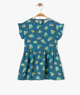 Robe sans manches à motifs fleuris bébé fille vue1 - GEMO 4G BEBE - GEMO