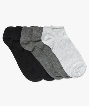 Chaussettes homme tige ultra-courtes (lot de 5) vue1 - GEMO 4G HOMME - GEMO