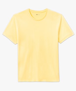 Tee-shirt à manches courtes et col rond homme vue4 - GEMO 4G HOMME - GEMO