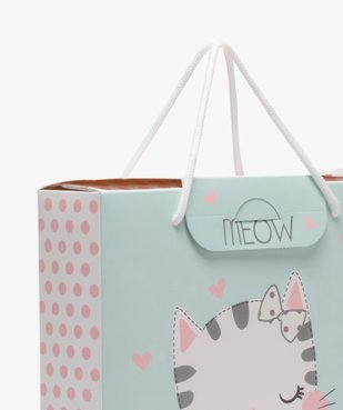 Boite cadeau bébé avec motif chat vue2 - GEMO 4G BEBE - GEMO