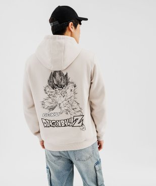 Sweat à capuche avec motif manga dans le dos homme - Dragon ball Z vue3 - DRAGON BALL Z - GEMO