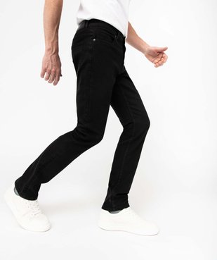 Jean homme straight en coton stretch vue5 - GEMO (HOMME) - GEMO