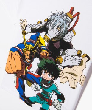 Tee-shirt droit manches courtes imprimé garçon - My Hero Academia vue3 - MY HERO ACADEMIA - GEMO