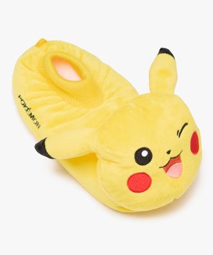 Chaussons garçon en volume Pikachu - Pokemon  vue5 - GEMO (ENFANT) - GEMO