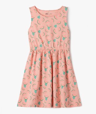 Robe sans manches à motifs fleuris fille vue1 - GEMO (ENFANT) - GEMO