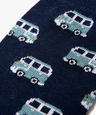 Chaussettes hautes à motif van homme (lot de 2) vue3 - GEMO(HOMWR HOM) - GEMO