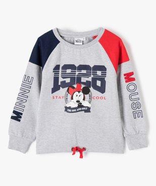 Sweat fille à taille ajustable motif Minnie - Disney vue1 - MINNIE - GEMO