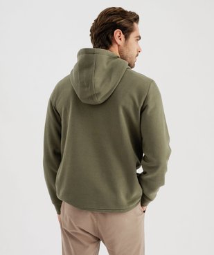 Sweat à capuche intérieur molletonné homme vue3 - GEMO 4G HOMME - GEMO