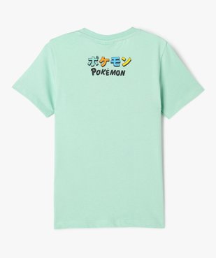Tee-shirt manches courtes imprimé devant et dos garçon - Pokémon vue3 - POKEMON - GEMO
