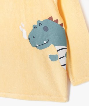 Pyjama en velours 2 pièces motif dinosaures bébé vue2 - GEMO 4G BEBE - GEMO