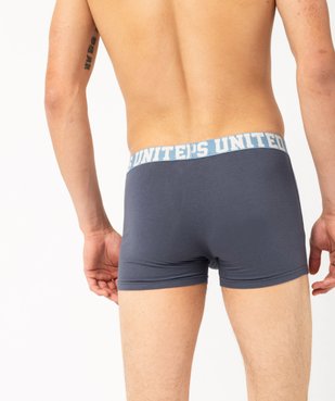 Boxer en coton stretch unis homme (lot de 2) - Camps United vue3 - CAMPS G4G - GEMO