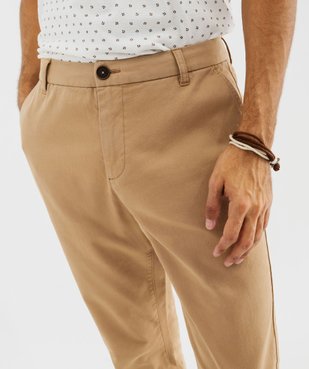 Pantalon chino coupe Slim homme vue2 - GEMO 4G HOMME - GEMO