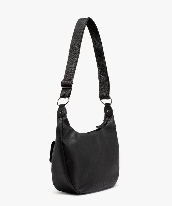 Sac femme en matière grainée avec touches pailletées vue2 - GEMO (ACCESS) - GEMO