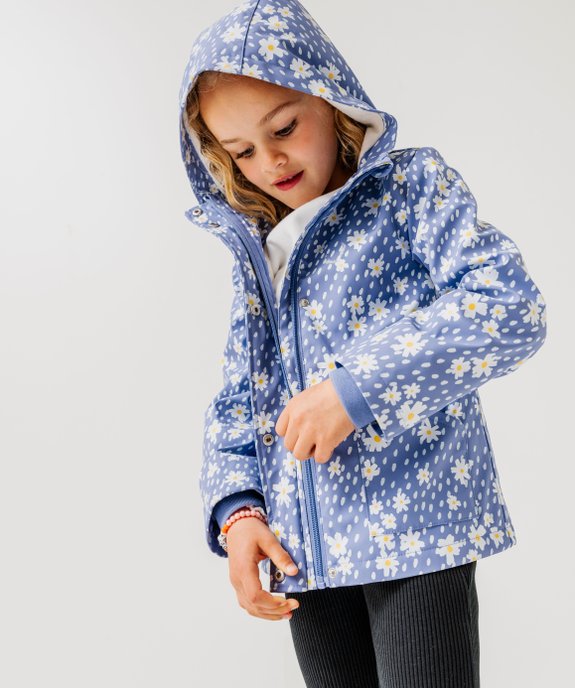 Imperméable à capuche et doublure chaude avec imprimé animé fille vue7 - GEMO (ENFANT) - GEMO