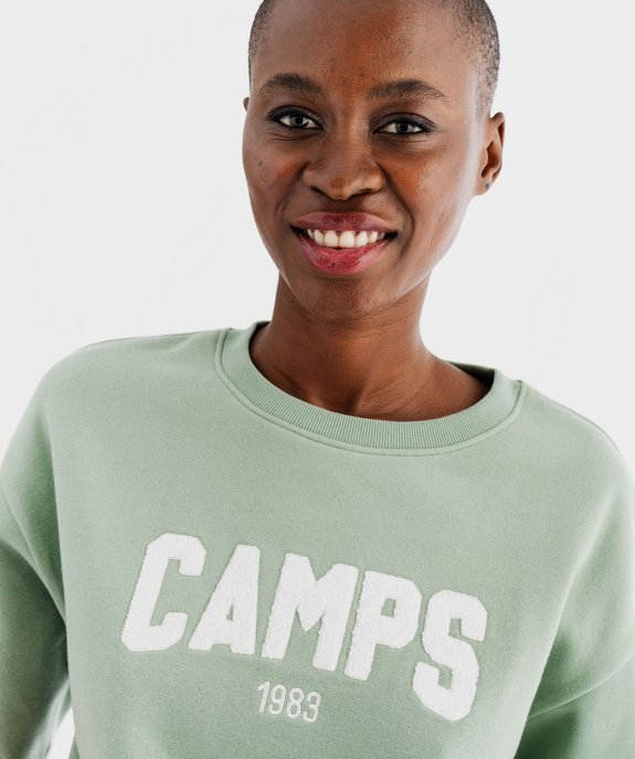 Sweat en molleton douillet femme - Camps United vue5 - CAMPS - GEMO